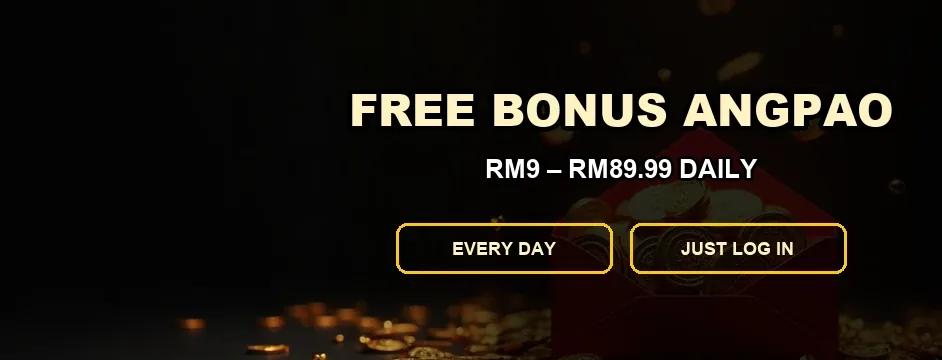 MCO99 Free Bonus Angpao - RM9 to RM89.99 Daily promotion banner
